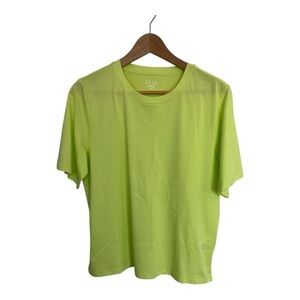 ELLE oversized Lime Green T-Shirt size small